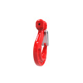 G80 alloy steel forged clevis sling hook with cast latch / lifting sling hook/cast hook